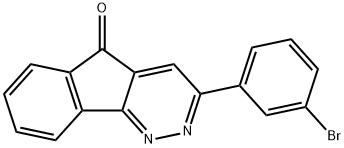 3-(3-BROMOPHENYL)-5H-INDENO[1,2-C]PYRIDAZIN-5-ONE Struktur