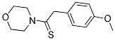 4-[2-(4-METHOXYPHENYL)ETHANETHIOYL]MORPHOLINE Struktur