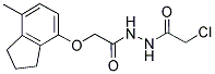 N'1-(2-CHLOROACETYL)-2-[(7-METHYL-2,3-DIHYDRO-1H-INDEN-4-YL)OXY]ETHANOHYDRAZIDE Struktur