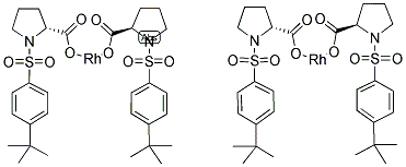 RH2(R-TBSP)4 Struktur