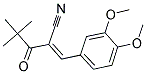 3-(3,4-DIMETHOXYPHENYL)-2-(2,2-DIMETHYLPROPANOYL)PROP-2-ENENITRILE Struktur