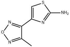 4-(4-METHYL-FURAZAN-3-YL)-THIAZOL-2-YLAMINE Struktur