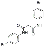 N,N'-BIS-(4-BROMO-PHENYL)-MALONAMIDE Struktur