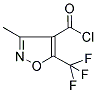 3-METHYL-5-(TRIFLUOROMETHYL)ISOXAZOLE-4-CARBONYL CHLORIDE Struktur