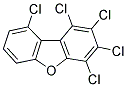 1,2,3,4,9-PENTACHLORODIBENZOFURAN Struktur