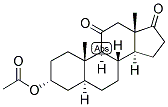 5-ALPHA-ANDROSTAN-3-ALPHA-OL-11,17-DIONE ACETATE Struktur