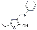 5-ETHYL-3-[(PHENYLIMINO)METHYL]-2-THIOPHENOL Struktur