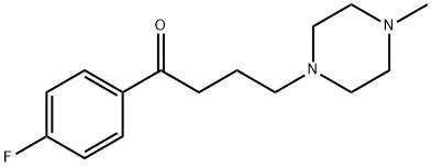 1-(4-FLUOROPHENYL)-4-(4-METHYLPIPERAZINO)-1-BUTANONE Struktur