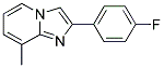 2-(4-氟苯基)-8-甲基咪唑并[1,2-A]吡啶, 380873-23-4, 結(jié)構(gòu)式