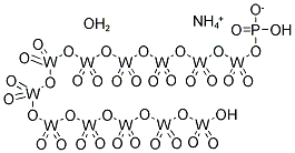 AMMONIUM PHOSPHOTUNGSTATE N-HYDRATE Struktur