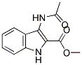 3-ACETYLAMINO-1H-INDOLE-2-CARBOXYLIC ACID METHYL ESTER Struktur