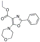 5-MORPHOLIN-4-YL-2-PHENYL-OXAZOLE-4-CARBOXYLIC ACID ETHYL ESTER Struktur