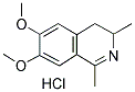 6,7-DIMETHOXY-1,3-DIMETHYL-3,4-DIHYDROISOQUINOLINE HYDROCHLORIDE Struktur