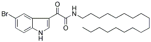 N1-OCTADECYL-2-(5-BROMO-1H-INDOL-3-YL)-2-OXOACETAMIDE Struktur