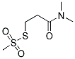 3-METHANETHIOSULFONYL-N,N-DIMETHYLPROPIONAMIDE Struktur