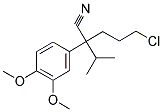 5-CHLORO-2-(3,4-DIMETHOXYPHENYL)-2-ISOPROPYLPENTANENITRILE Struktur