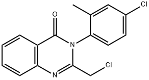 2-(CHLOROMETHYL)-3-(4-CHLORO-2-METHYLPHENYL)-4(3H)-QUINAZOLINONE Struktur