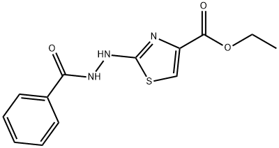 ETHYL 2-(2-BENZOYLHYDRAZINO)-1,3-THIAZOLE-4-CARBOXYLATE Struktur