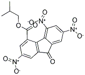 ISOBUTYL 2,5,7-TRINITRO-9-OXO-9H-FLUORENE-4-CARBOXYLATE Struktur