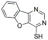 [1]BENZOFURO[3,2-D]PYRIMIDINE-4-THIOL Struktur