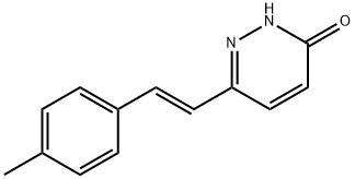 6-(4-METHYLSTYRYL)-3(2H)-PYRIDAZINONE Struktur