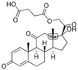 1,4-PREGNADIEN-17,21-DIOL-3,11,20-TRIONE 21-HEMISUCCINATE Struktur