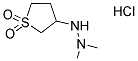 2-(1,1-DIOXIDOTETRAHYDROTHIEN-3-YL)-1,1-DIMETHYLHYDRAZINE HYDROCHLORIDE Struktur