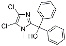 (4,5-DICHLORO-1-METHYL-1H-IMIDAZOL-2-YL)(DIPHENYL)METHANOL Struktur