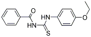 N-BENZOYL-N'-(4-ETHOXYPHENYL)THIOUREA Struktur