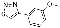 4-(3-METHOXYPHENYL)-1,2,3-THIADIAZOLE Struktur