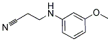 3-(3-METHOXY-PHENYLAMINO)-PROPIONITRILE Struktur