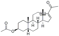 16,(5-BETA)-PREGNEN-3-BETA-OL-20-ONE ACETATE Struktur