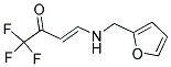 1,1,1-TRIFLUORO-4-[(2-FURYLMETHYL)AMINO]BUT-3-EN-2-ONE Struktur