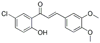 1-(5-CHLORO-2-HYDROXYPHENYL)-3-(3,4-DIMETHOXYPHENYL)PROP-2-EN-1-ONE Struktur