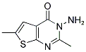 3-AMINO-2,6-DIMETHYL-3H-THIENO[2,3-D]PYRIMIDIN-4-ONE Struktur