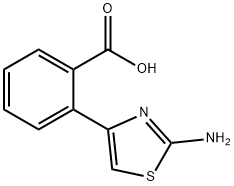 2-(2-AMINO-THIAZOL-4-YL)-BENZOIC ACID Struktur