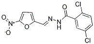 2,5-DICHLORO-N'-[(5-NITRO-2-FURYL)METHYLENE]BENZENECARBOHYDRAZIDE Struktur