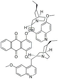 HYDROQUINIDINE (ANTHRAQUINONE-1,4-DIYL) DIETHER Struktur