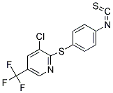 4-(3-CHLORO-5-(TRIFLUOROMETHYL)-2-PYRIDYLTHIO)PHENYLISOTHIOCYANATE Struktur