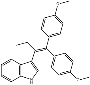 3-(1-[BIS-(4-METHOXY-PHENYL)-METHYLENE]-PROPYL)-1H-INDOLE Struktur