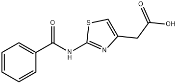 [2-(BENZOYLAMINO)-1,3-THIAZOL-4-YL]ACETIC ACID Struktur