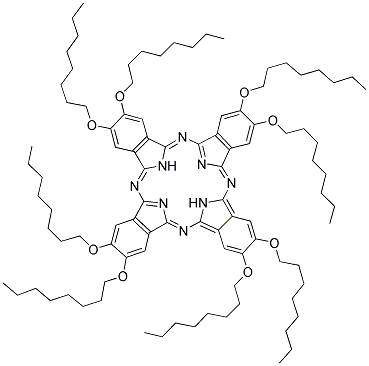 2,3,9,10,16,17,23,24-OCTAKIS(OCTYLOXY)-29H,31H-PHTHALOCYANINE Struktur