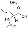 2-(ACETYLAMINO)PENTANOIC ACID HYDRATE Struktur