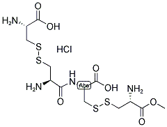 L-CYSTINYL-CYSTINYL-OME HCL Struktur