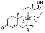 4-ANDROSTEN-7-BETA, 17-ALPHA-DIMETHYL-17-BETA-OL-3-ONE Struktur