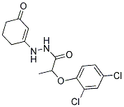 2-(2,4-DICHLOROPHENOXY)-N-((3-OXOCYCLOHEX-1-ENYL)AMINO)PROPANAMIDE Struktur