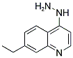 7-ETHYL-4-HYDRAZINOQUINOLINE Struktur