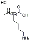 N-ALPHA-METHYL-L-LYSINE HYDROCHLORIDE Struktur