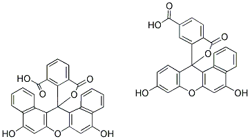 5-(AND-6)-CARBOXYNAPHTHOFLUORESCEIN Struktur