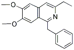 1-BENZYL-3-ETHYL-6,7-DIMETHOXYISOQUINOLINE Struktur